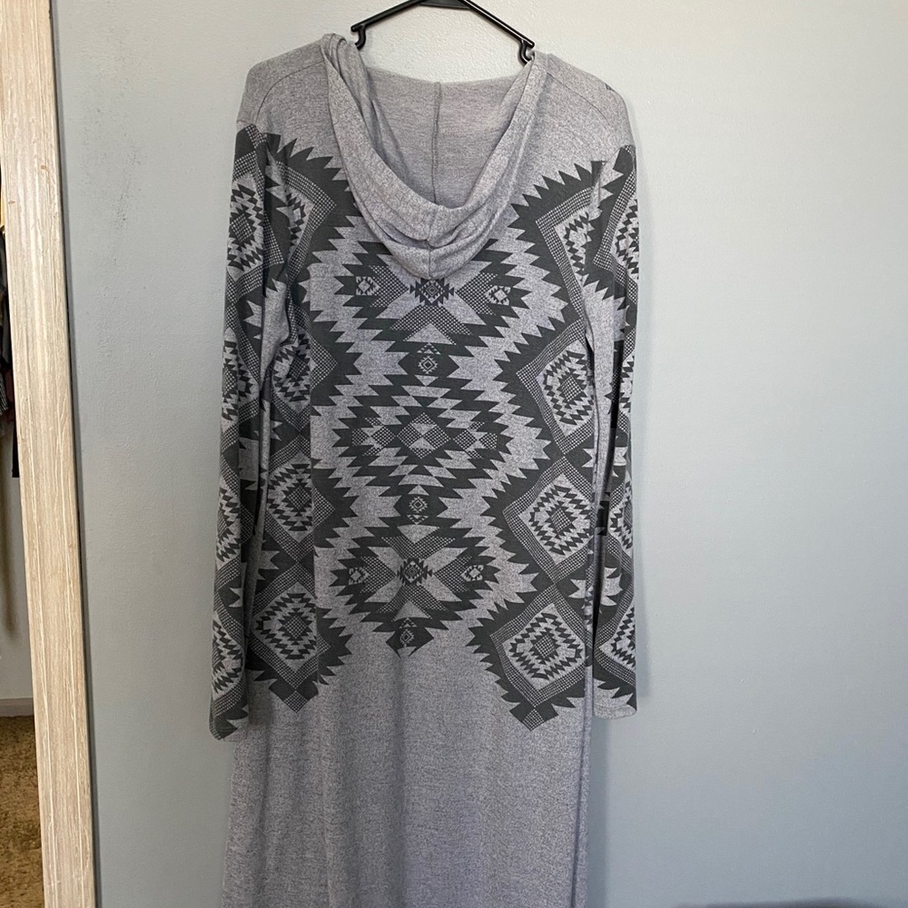 Cardigan with hood